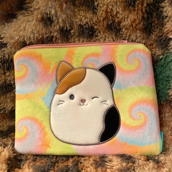 Squishmallows Pencil Pouch Case Cam Cat (Fuzzy!) - Picture 4 of 4